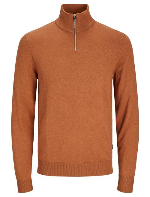 Jack & Jones Jjeemil Knit Half Zip Noos Jack & J S Brown
