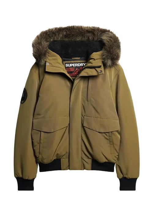 Everest Hooded Puffer Bomber Superdry Khaki