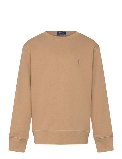 French Terry Sweatshirt Ralph Lauren Kids Beige