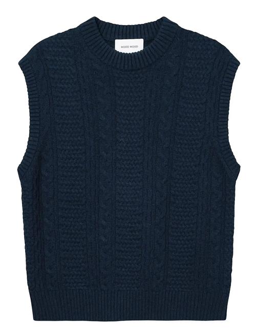 Wwholger Vest 25297 WOOD WOOD Navy