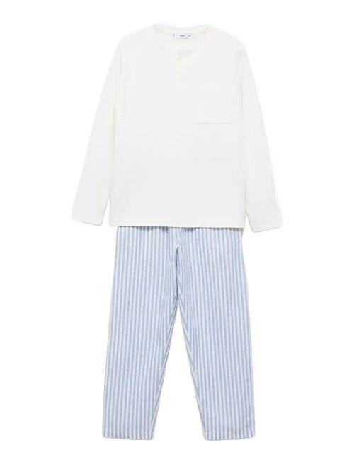 Striped Long Pyjamas Mango Blue