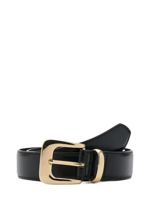 Metal Buckle Belt Mango Black