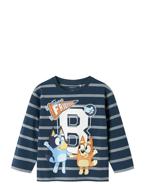 Nmmsulli Bluey Ls Nreg Top Sky Name It Navy