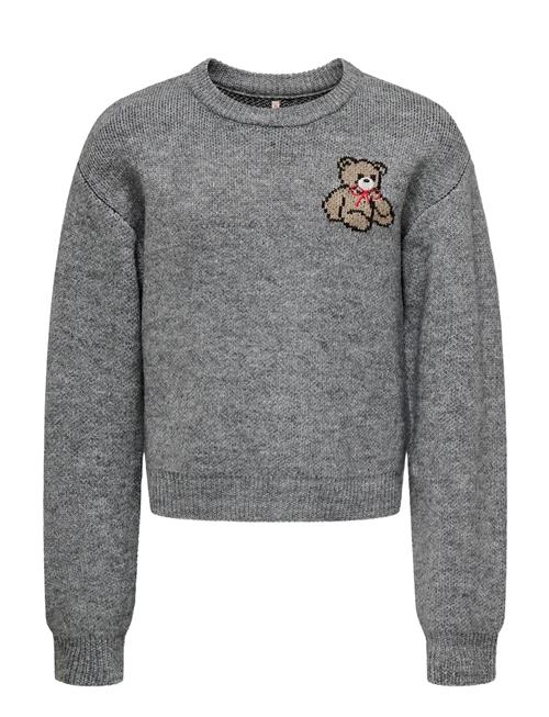 Kogteddy L/S Pullover Knt Noos Kids Only Grey
