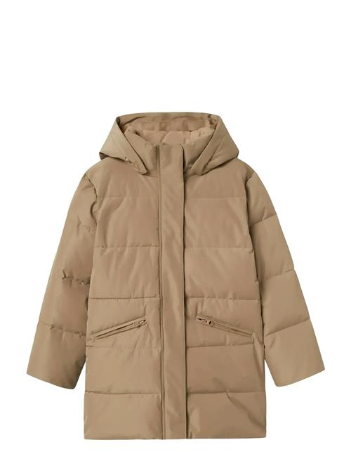 Nkfmedow03 Puffer Jacket Long Fo Name It Beige