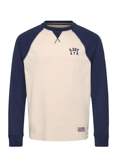 Vintage Athletic Baseball Top Superdry Cream
