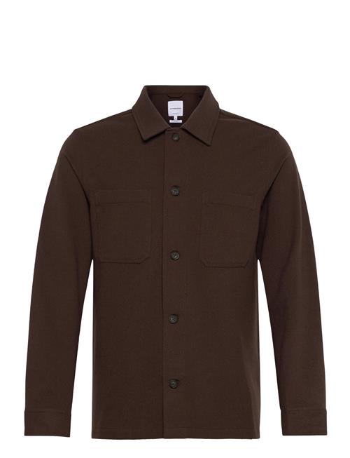 Superflex Brushed Melange Overshirt Lindbergh Brown