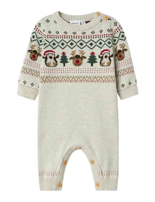Nbnralko Ls Knit Suit Name It Beige