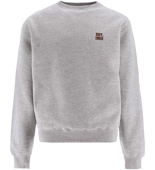 Hound Sweatshirt - Crew - Light Grey Melange