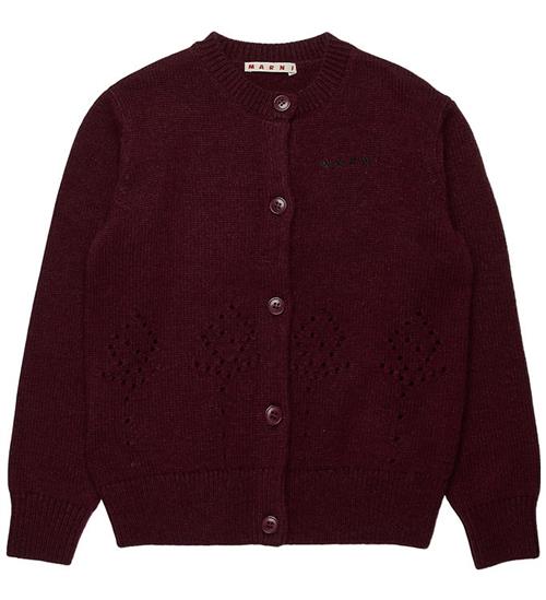 Marni Cardigan - Nylon/Uld - Berry Jam