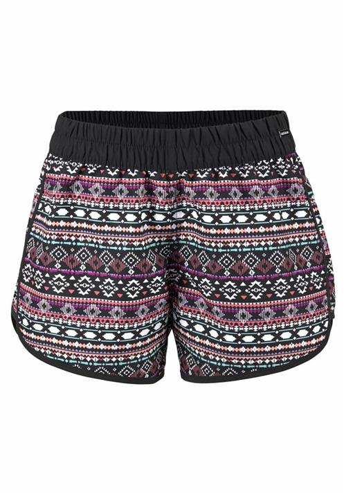 LASCANA Badeshorts  lyserød / sort / hvid