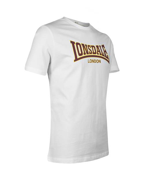 LONSDALE Bluser & t-shirts 'Classic'  brun / gul / hvid