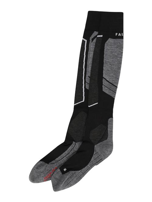 FALKE Sportssokker 'SK 4'  lysegrå / mørkegrå / sort