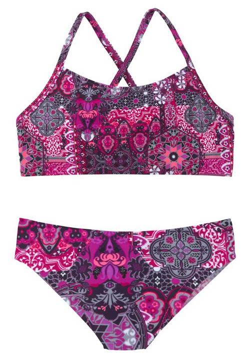 BUFFALO Bikini  antracit / pink / sort / hvid