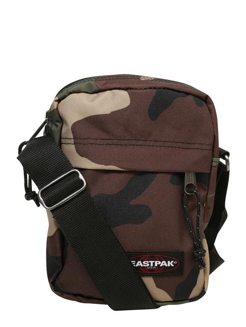 EASTPAK Skuldertaske 'The One'  brun / grøn / rød / sort / hvid