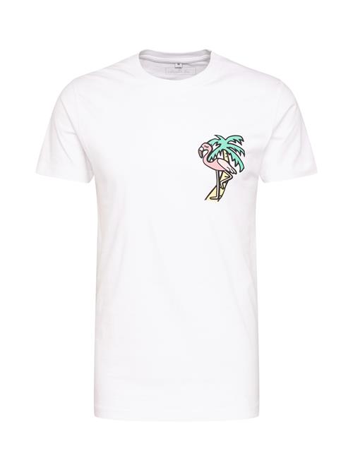 Mister Tee Bluser & t-shirts 'Flamingo'  lysegul / lysegrøn / lys pink / hvid