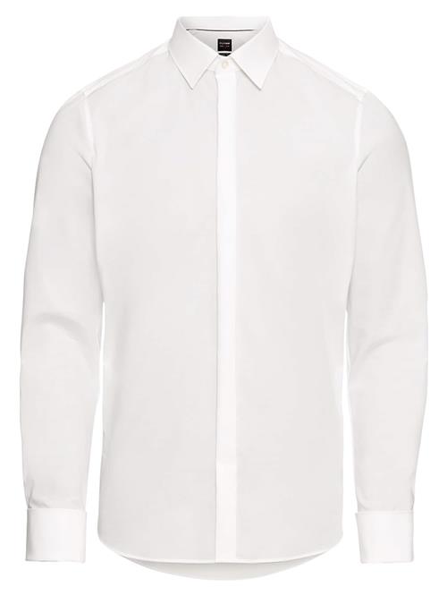 OLYMP Forretningsskjorte 'Soiree'  perlehvid
