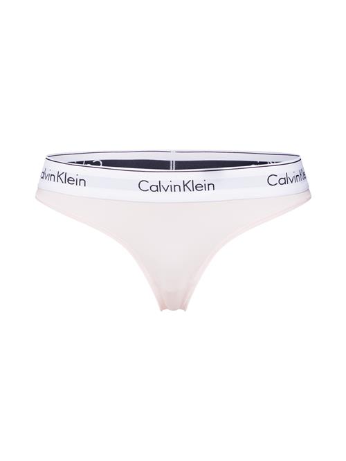 Calvin Klein Underwear String  lysebeige / sort / hvid