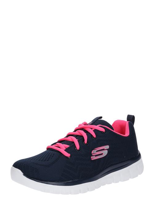 SKECHERS Sneaker low 'Graceful Get Connected'  navy / grå / pink