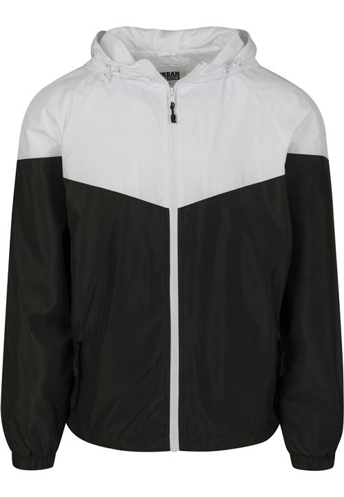 Urban Classics Overgangsjakke  sort / hvid