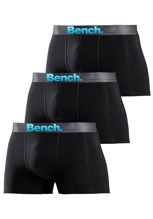 BENCH Boksershorts  neonblå / sort