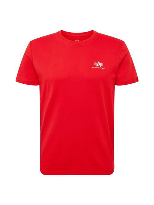 Se ALPHA INDUSTRIES Bluser & t-shirts  lys rød / hvid hos About You