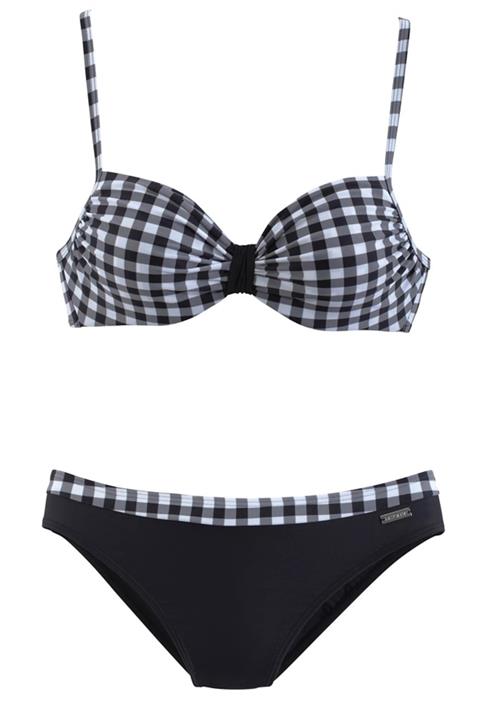 Se LASCANA Bikini  sort / hvid hos About You