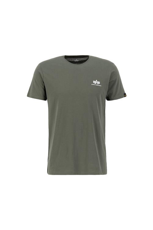Se ALPHA INDUSTRIES Bluser & t-shirts  oliven / hvid hos About You
