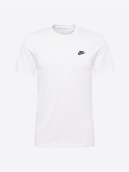 Nike Sportswear Bluser & t-shirts 'Club'  sort / hvid