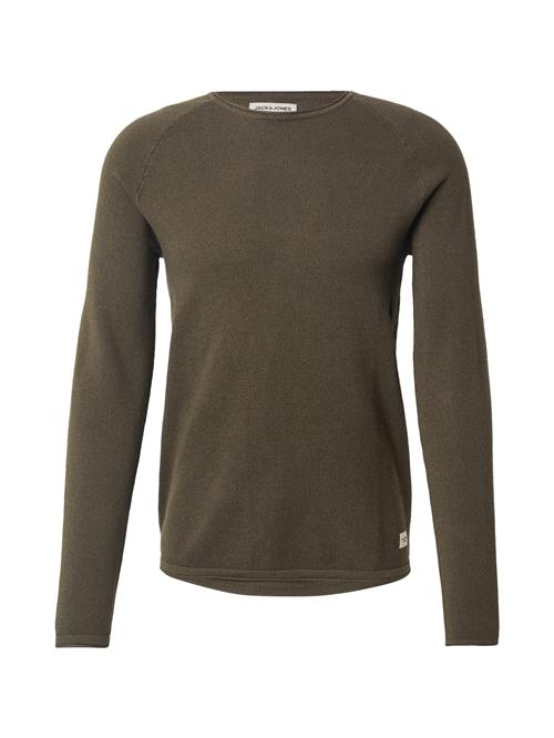 JACK & JONES Pullover 'JJEHill'  oliven