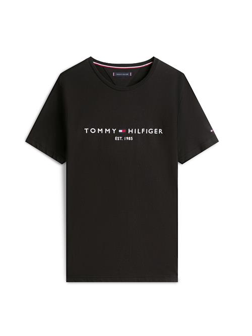 Se TOMMY HILFIGER Bluser & t-shirts  navy / sort / hvid hos About You