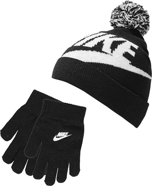 Nike Sportswear Sæt 'Swoosh Pom'  sort / hvid