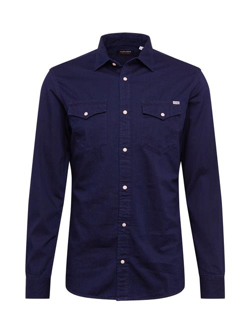 JACK & JONES Skjorte 'Sheridan'  mørkeblå