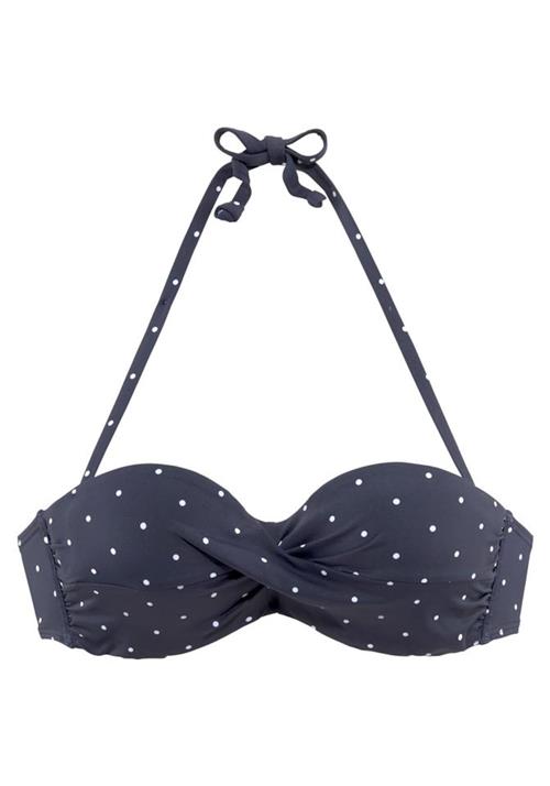 Se LASCANA Bikinioverdel 'Sparkel'  navy hos About You