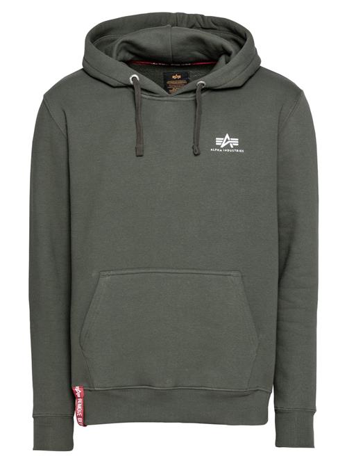 Se ALPHA INDUSTRIES Sweatshirt  gran / rød / hvid hos About You