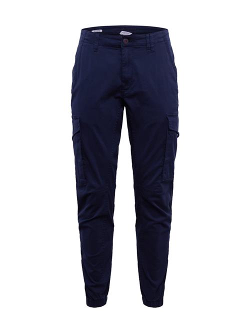 Se JACK & JONES Cargobukser 'JJIPAUL JJFLAKE'  natblå hos About You