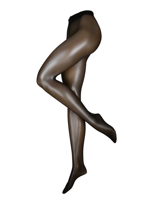 FALKE Nylonstrømpebukser 'Seidenglatt'  sort