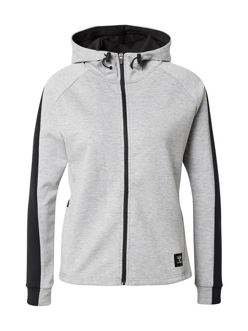 Hummel Sportssweatjakke 'Essi'  grå-meleret / sort