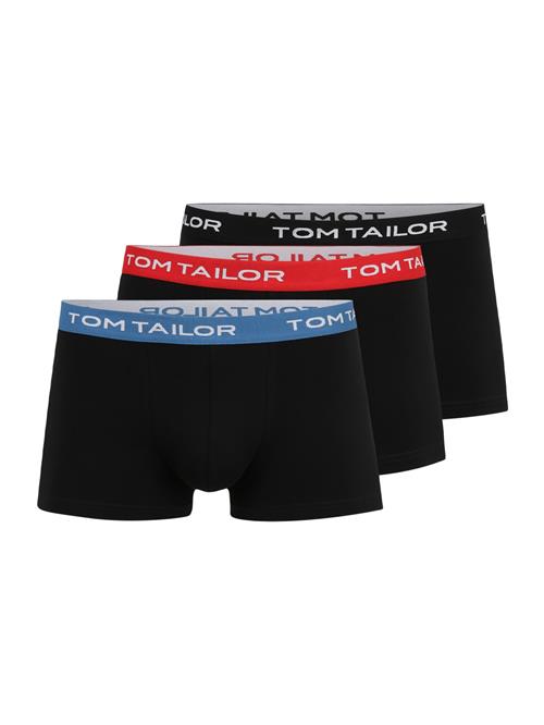 TOM TAILOR Boksershorts  lyseblå / rød / sort