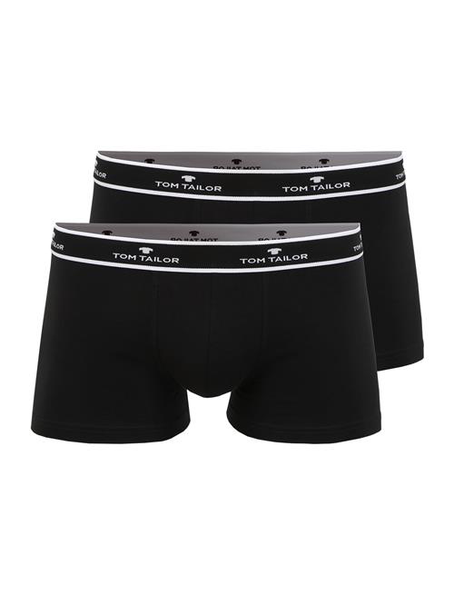 TOM TAILOR Boksershorts  sort / hvid