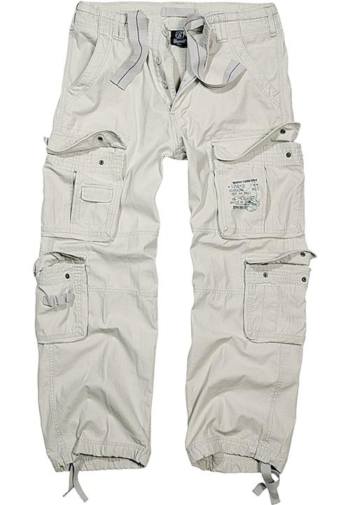 Brandit Cargobukser  white denim