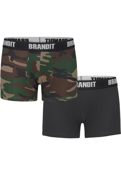 Brandit Boksershorts  brun / grøn / khaki / sort / hvid