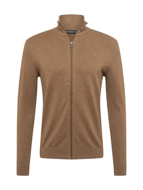 SELECTED Cardigan 'Berg'  brun-meleret