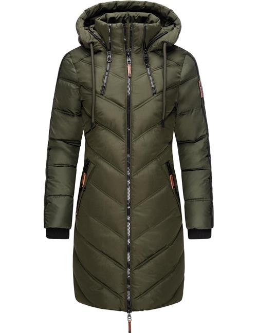 MARIKOO Vinterfrakke 'Armasa'  khaki / sort