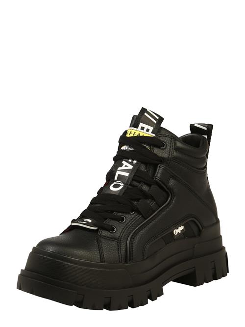 BUFFALO Snørestøvletter 'Aspha'  gul / sort / hvid