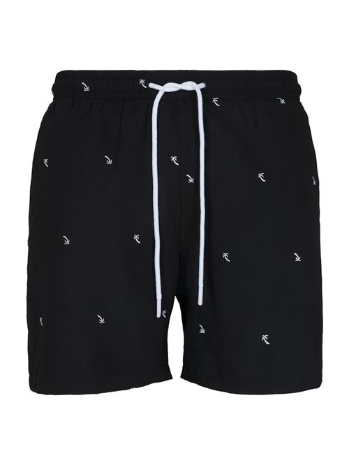 Urban Classics Badeshorts  sort / hvid