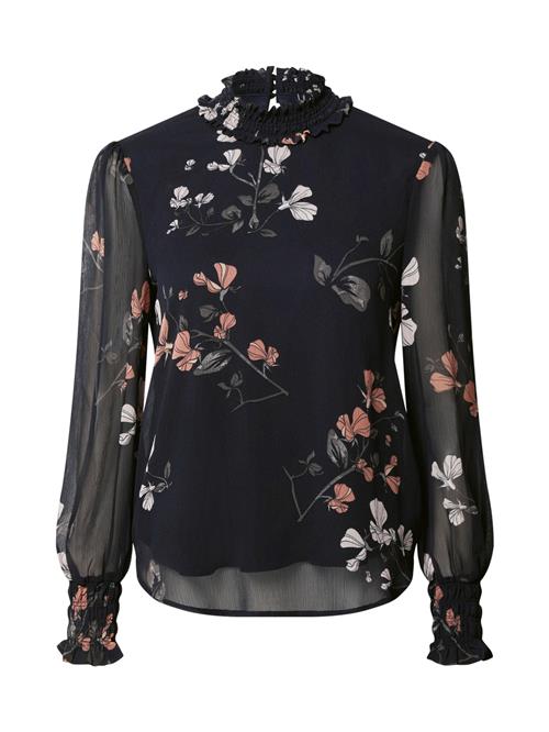 VERO MODA Bluse 'VMSMILLA'  natblå / grå / gammelrosa / hvid