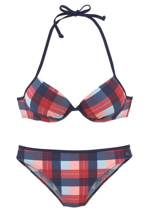 s.Oliver Bikini  navy / lyseblå / cranberry / pastelrød
