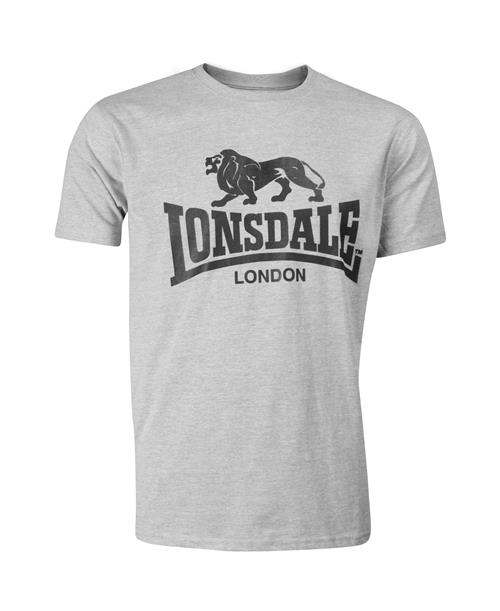 LONSDALE Bluser & t-shirts  grå / sort