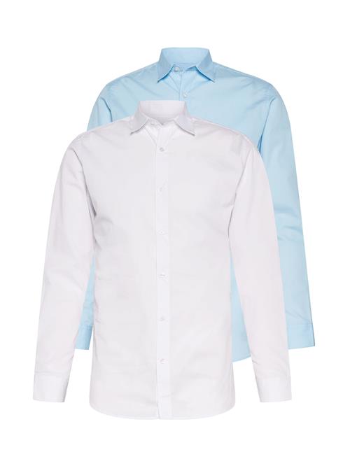 JACK & JONES Forretningsskjorte 'JJJoe'  lyseblå / offwhite